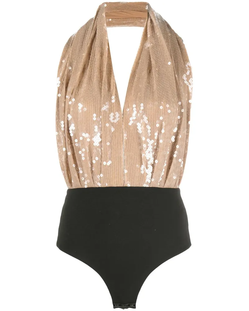 16ARLINGTON Vesper Body mit Paillettenverzierung - Nude Nude