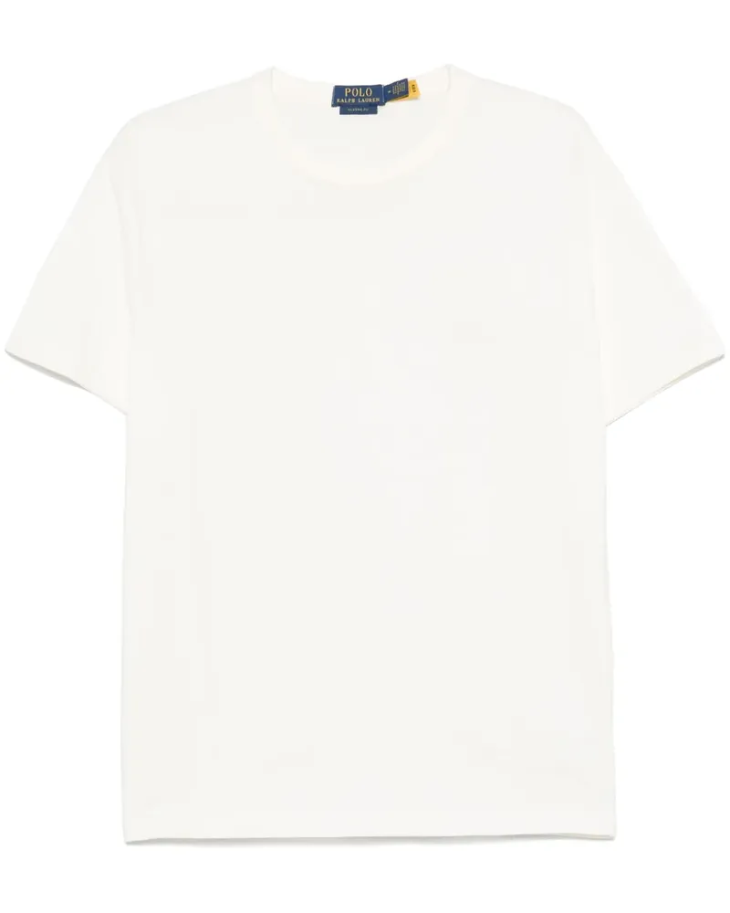 Ralph Lauren T-Shirt mit Polo Pony-Stickerei - Nude Nude