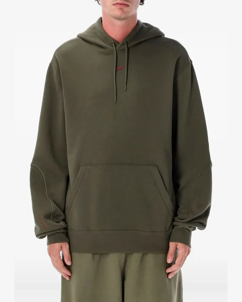 Nike Hoodie mit Logo-Stickerei - Grün Grün