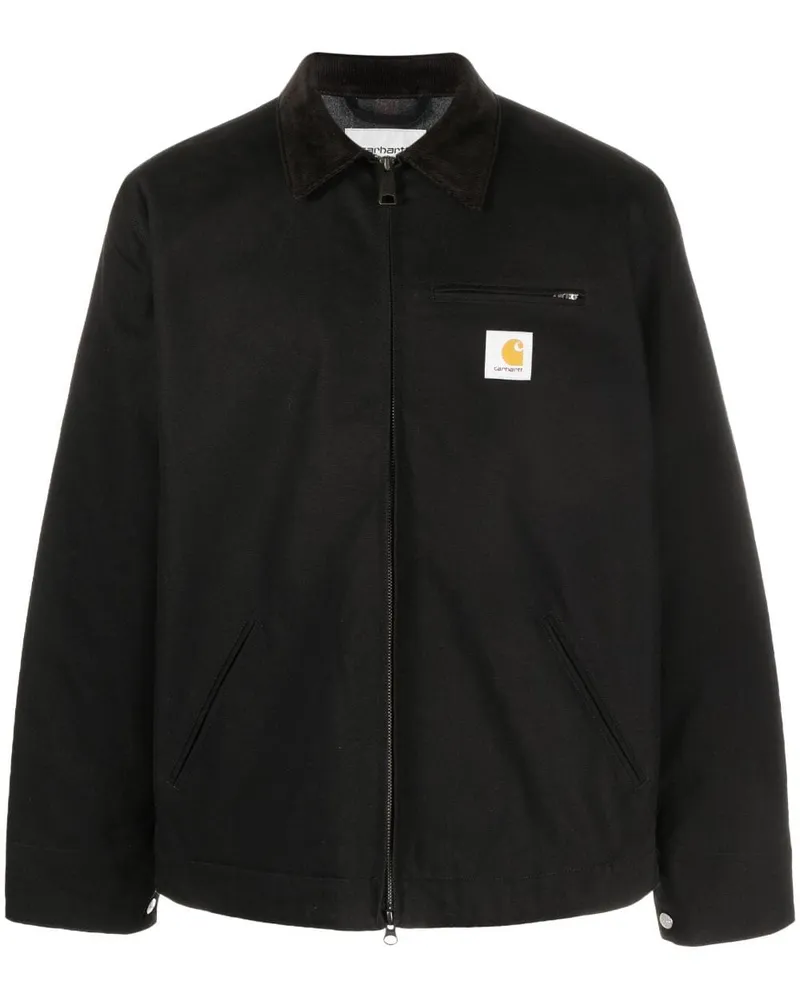 Carhartt WIP Detroit Jacke mit Logo-Patch - Schwarz Schwarz