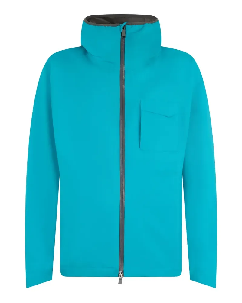 Herno zip-up hooded jacket - Blau Blau