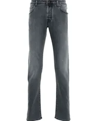 Jacob Cohën Tief sitzende Nick Slim-Fit-Jeans Grau