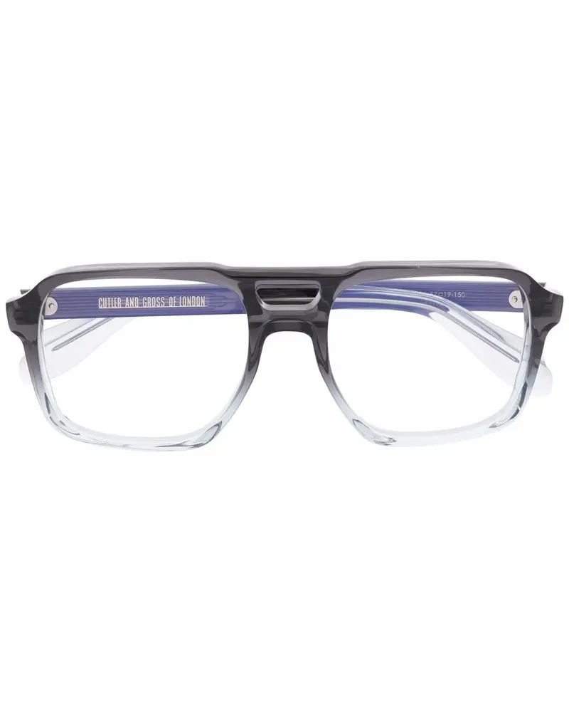 Cutler and Gross Pilotenbrille mit Farbverlauf - Schwarz Schwarz
