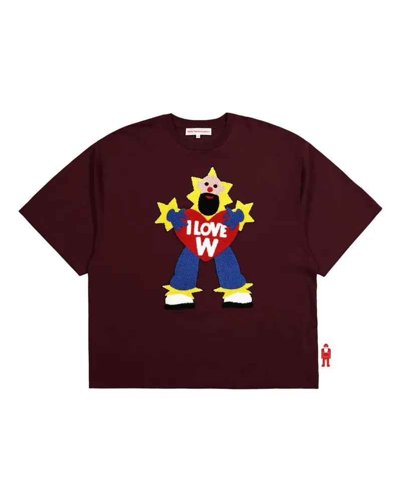 Walter van Beirendonck I Love W T-Shirt - Rot Rot
