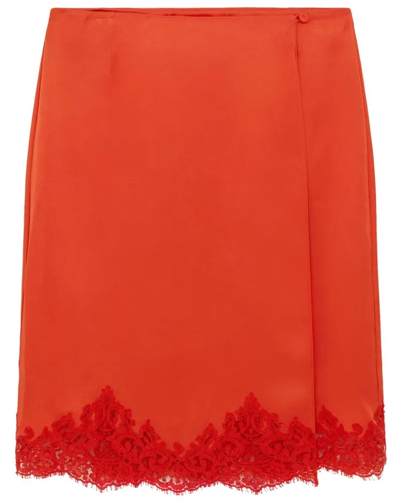 Stella McCartney Iconic Lace Midirock Orange