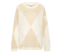 Pullover mit Argyle-Intarsie - Braun