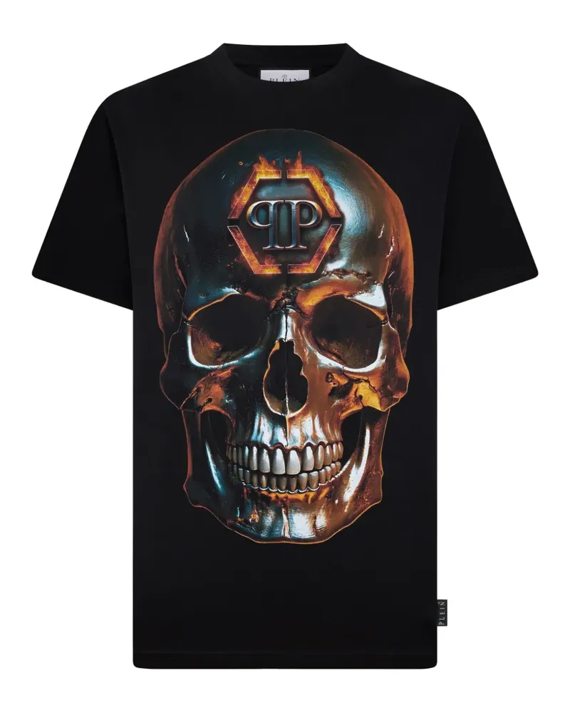 Philipp Plein T-Shirt mit Print - Schwarz Schwarz