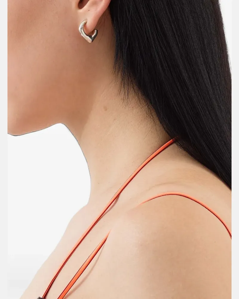 SUNNEI Argento Ohrringe mit Logo - Silber Silber