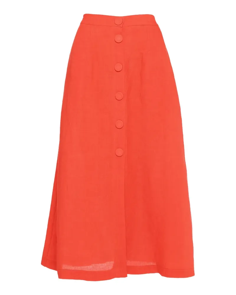 Eres Midirock mit Knöpfen - Orange Orange