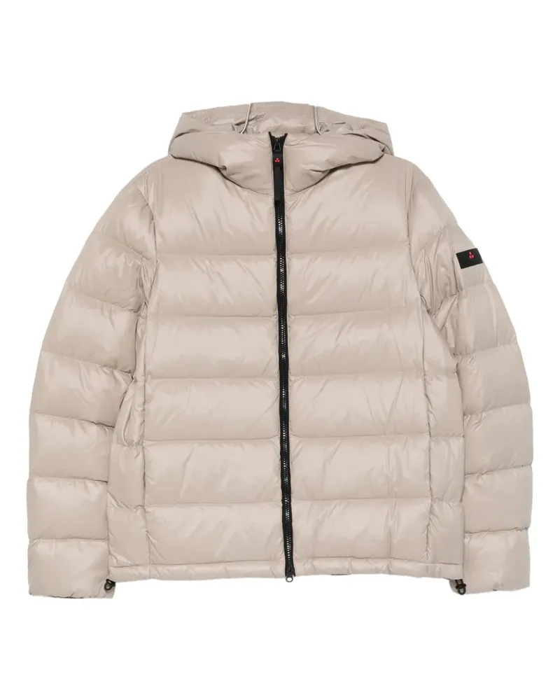 Peuterey hooded zip coat - Nude Nude