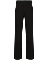 Dolce & Gabbana Klassische Straight-Leg-Hose Schwarz