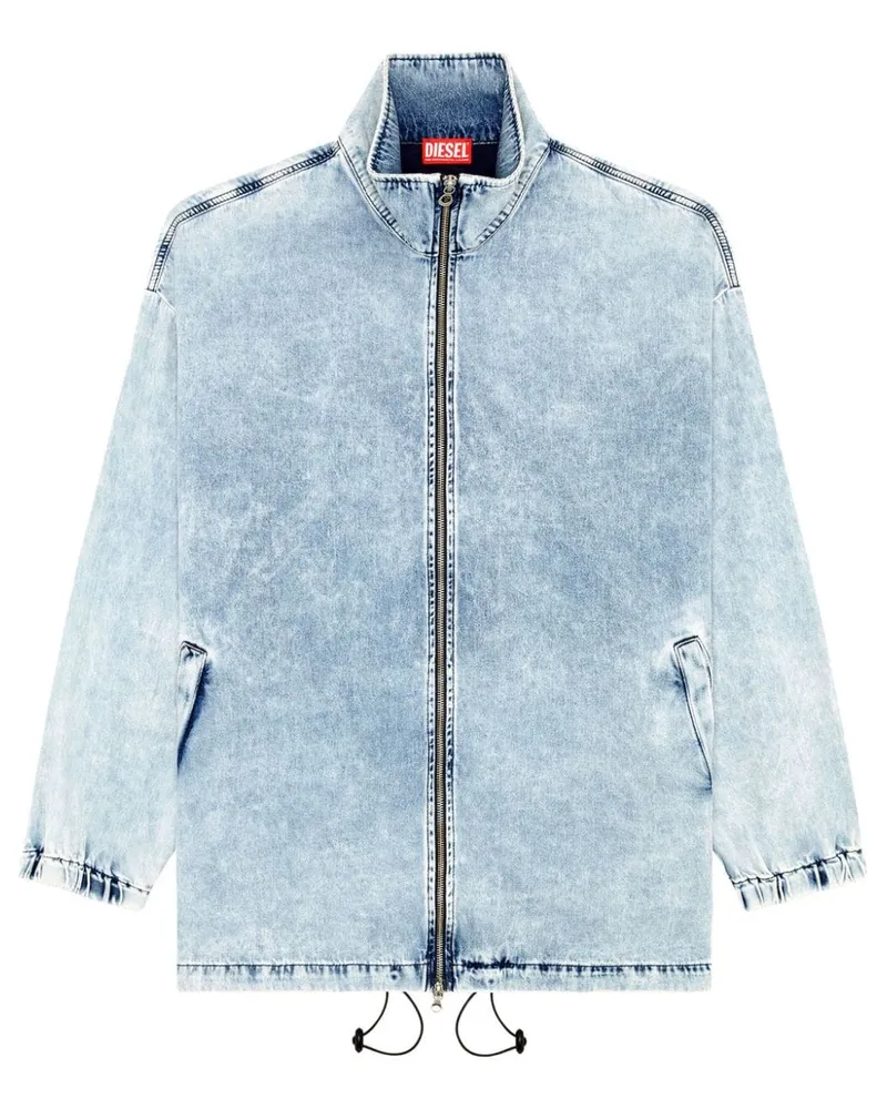 Diesel D-Krap-S1 Bomberjacke aus Denim - Blau Blau