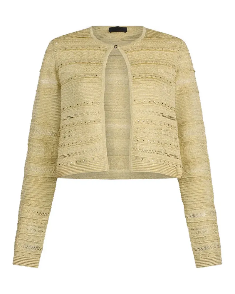 Liu Jo Cardigan in Lochstrick - Nude Nude