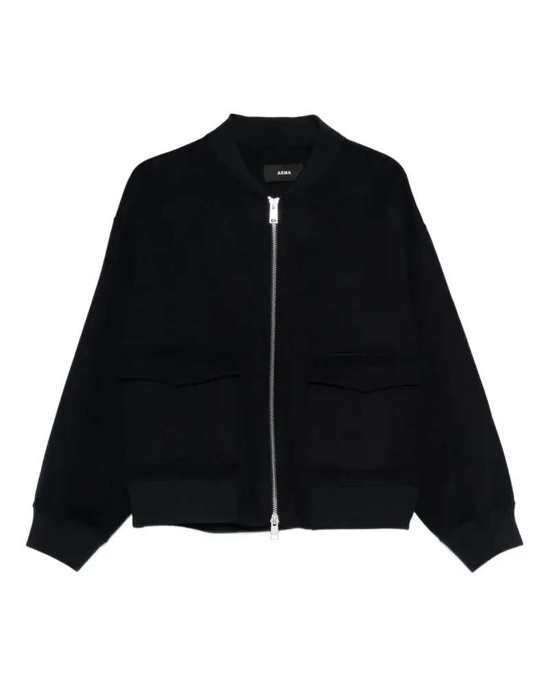 Arma Garni Jacke mit Reißverschluss - Blau Blau