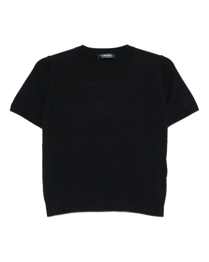 Max Mara Max Mara Pullover aus Kaschmir, Baumwolle und Seidengarn - Blau Blau