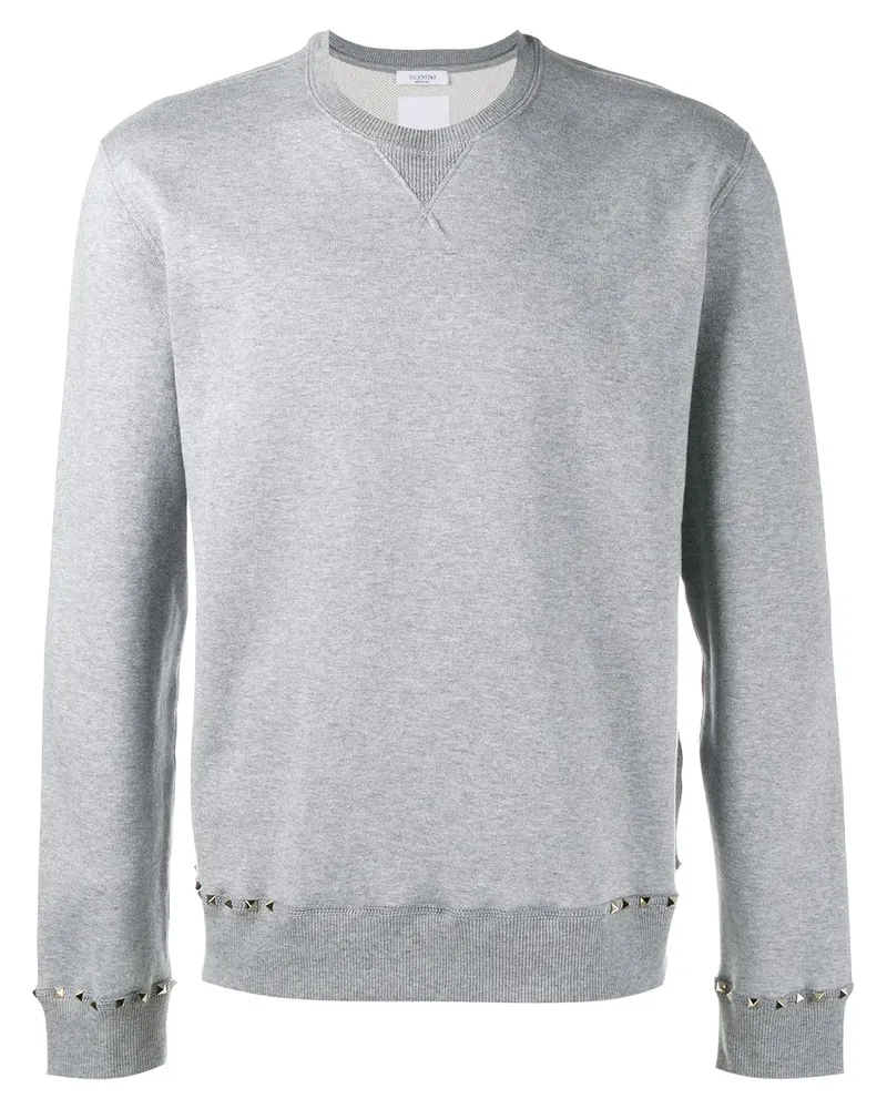 Valentino Garavani Rockstud' Sweatshirt - Grau Grau