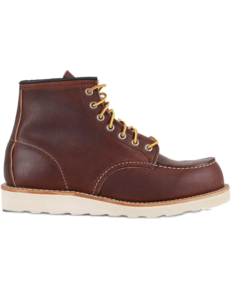 Red Wing Shoes 08138 Moc lace-up leather boots - Braun Braun