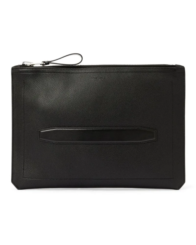 Tom Ford Strukturierte Clutch - Schwarz Schwarz