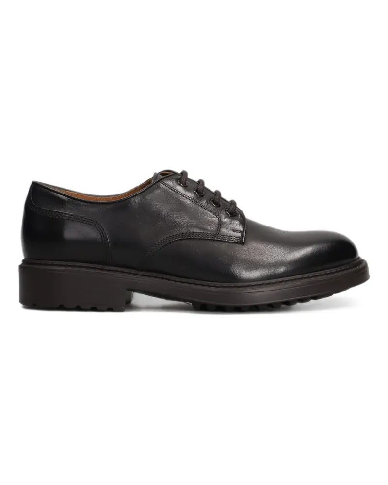 Doucal´s lace-up leather Derby shoes - Braun Braun