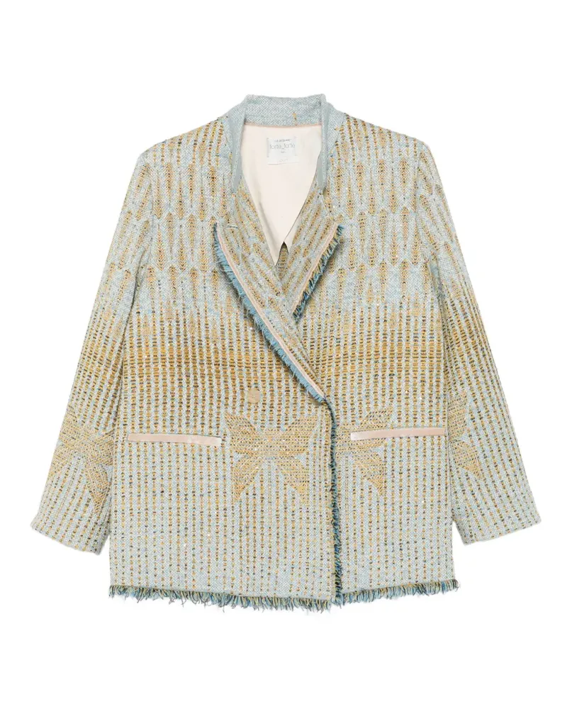 forte_forte Sakko mit Fransensaum - NUAGE Nuage