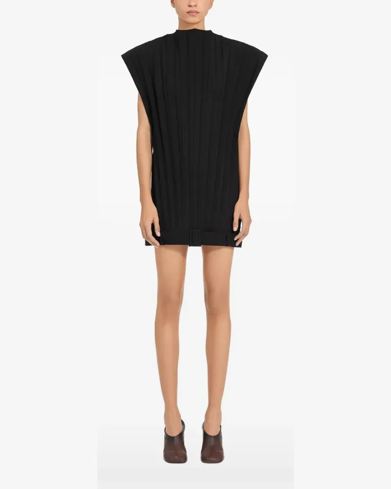 Maison Margiela Ärmelloses Minikleid - Schwarz Schwarz