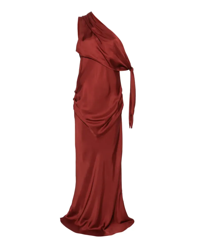 Aniye By one-shoulder draped dress - Rot Rot