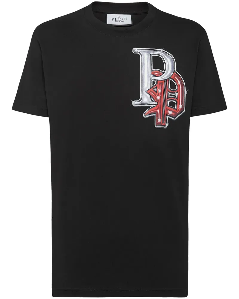 Philipp Plein Gothic Plein T-Shirt - Schwarz Schwarz