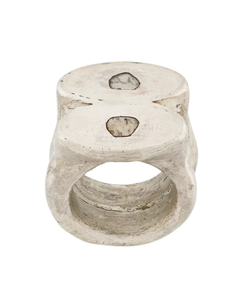 Parts Of Four Stack' Ring - Silber Silber