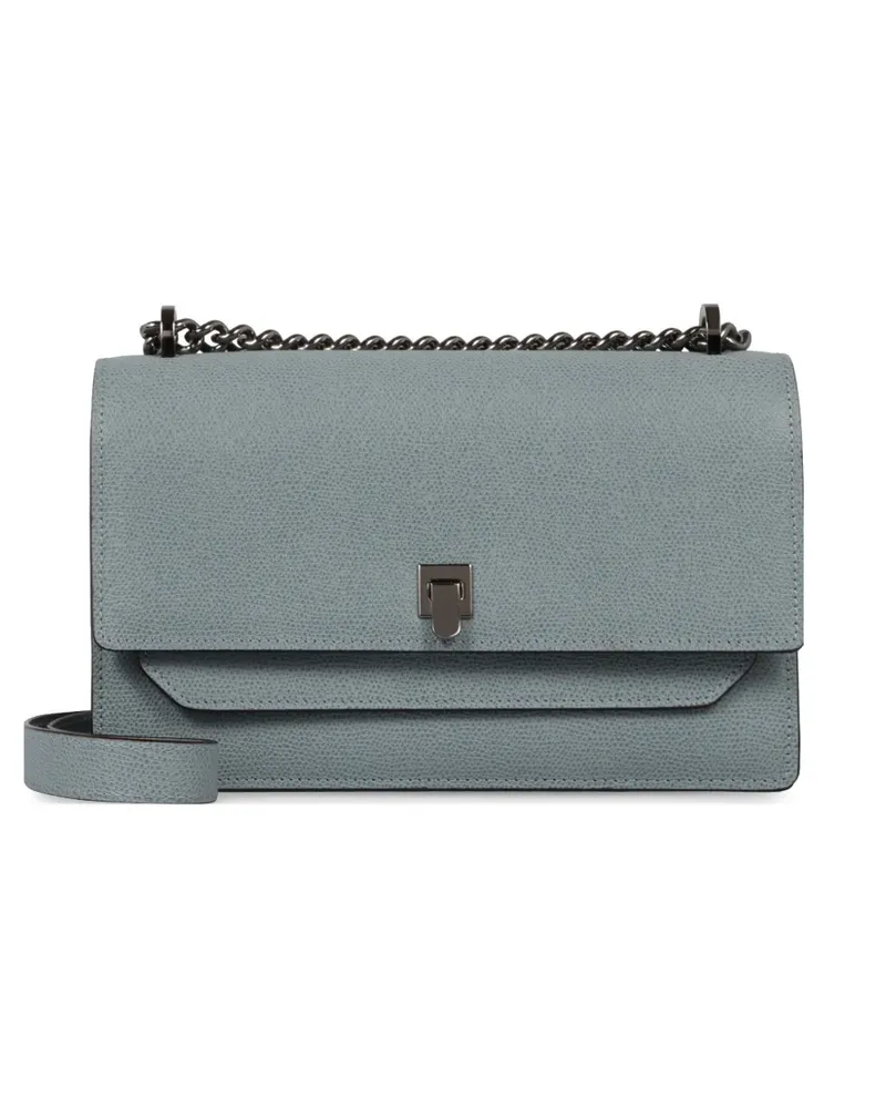 Valextra Klassische Satchel-Tasche - Blau Blau