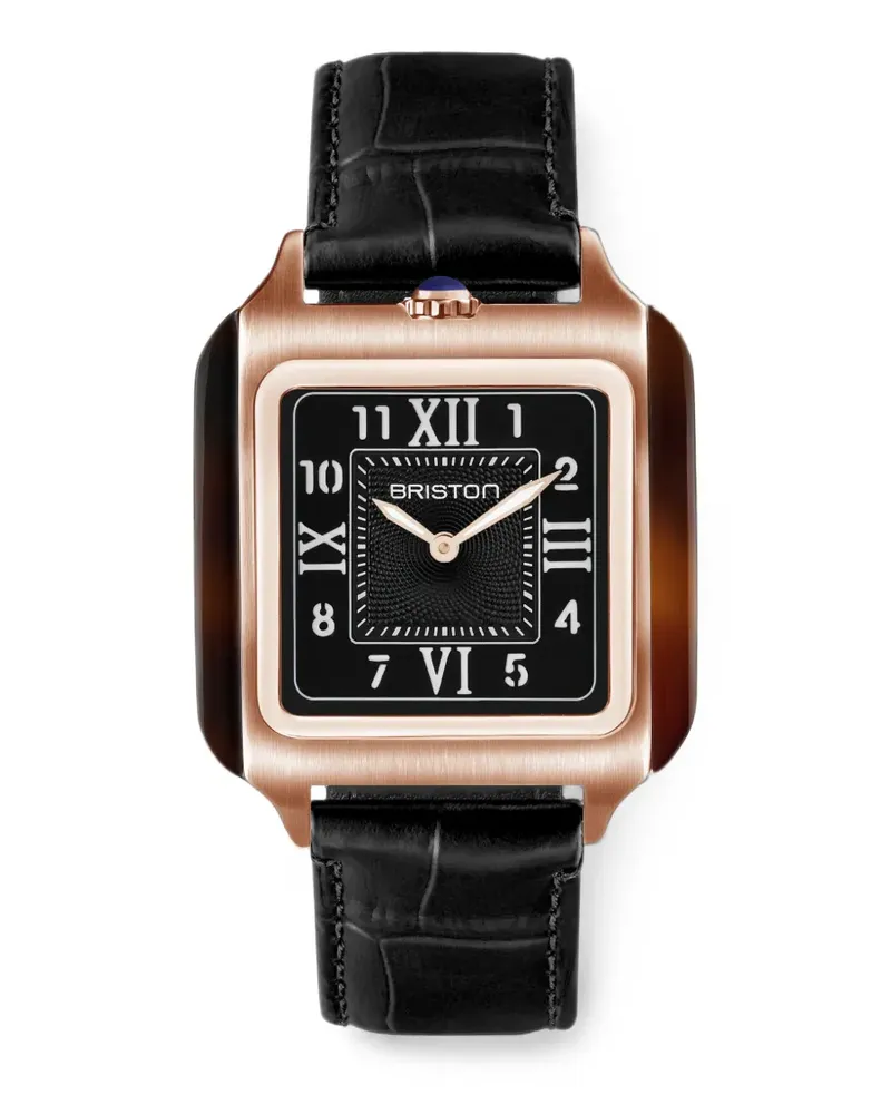 BRISTON Große HM Streamliner Kennedy Model Armbanduhr 36mm - Schwarz Schwarz