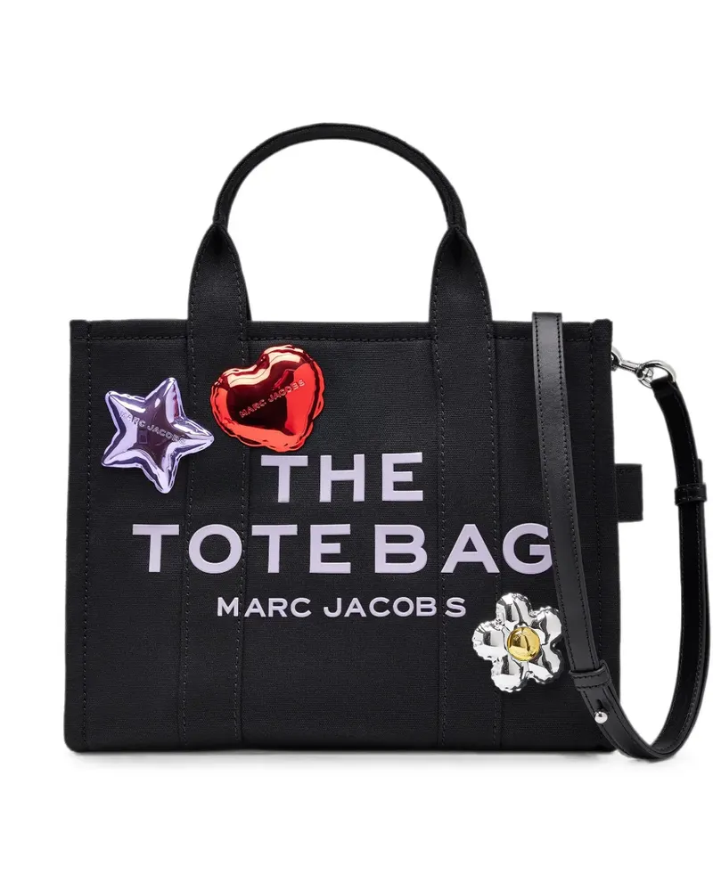Marc Jacobs medium Tote bag in canvas beauty - Schwarz Schwarz