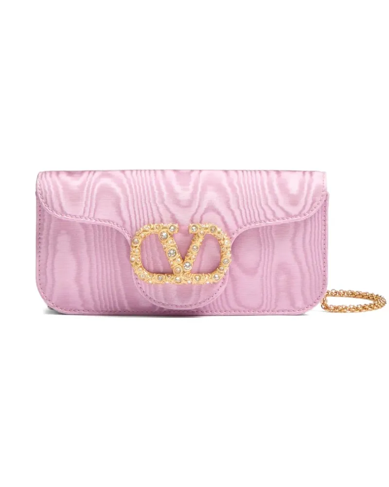Valentino Garavani Locò Clutch - Rosa Rosa