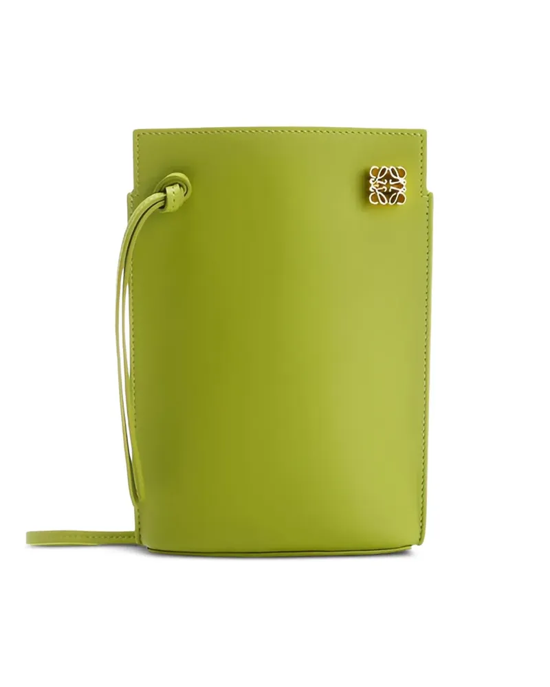 Loewe Umhängetasche mit Kordelzug - Grün Grün