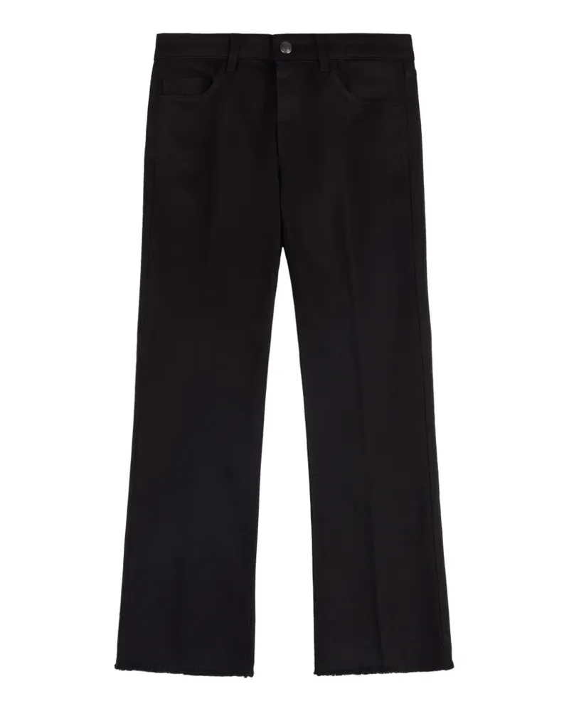 Fay raw-edge five-pocket jeans - Schwarz Schwarz