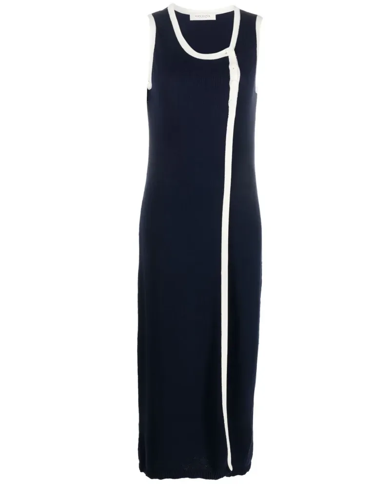 Giuliva Heritage Collection Klassisches Midikleid - Blau Blau