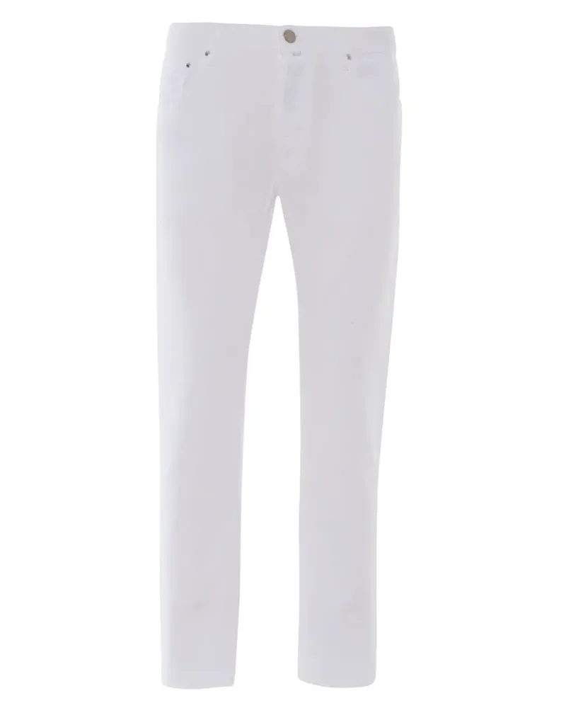 Jacob Cohën Nick Jeans im Five-Pocket-Design - Weiß Weiß