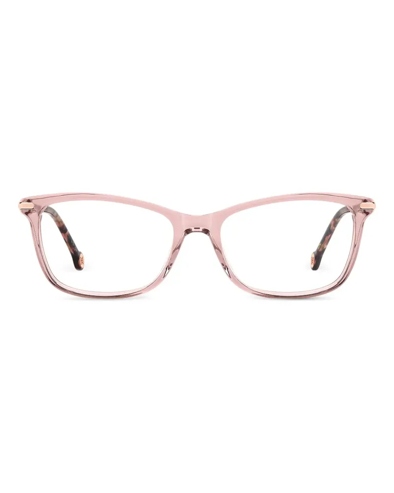 Carolina Herrera New York Brille mit eckigem Gestell - Rosa Rosa