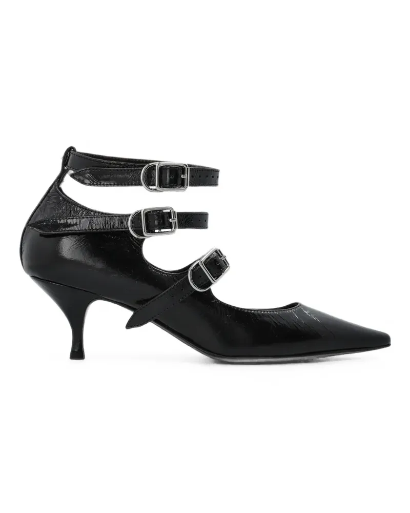 Vivienne Westwood Napoli Kitten Pumps mit Schnalle - Schwarz Schwarz