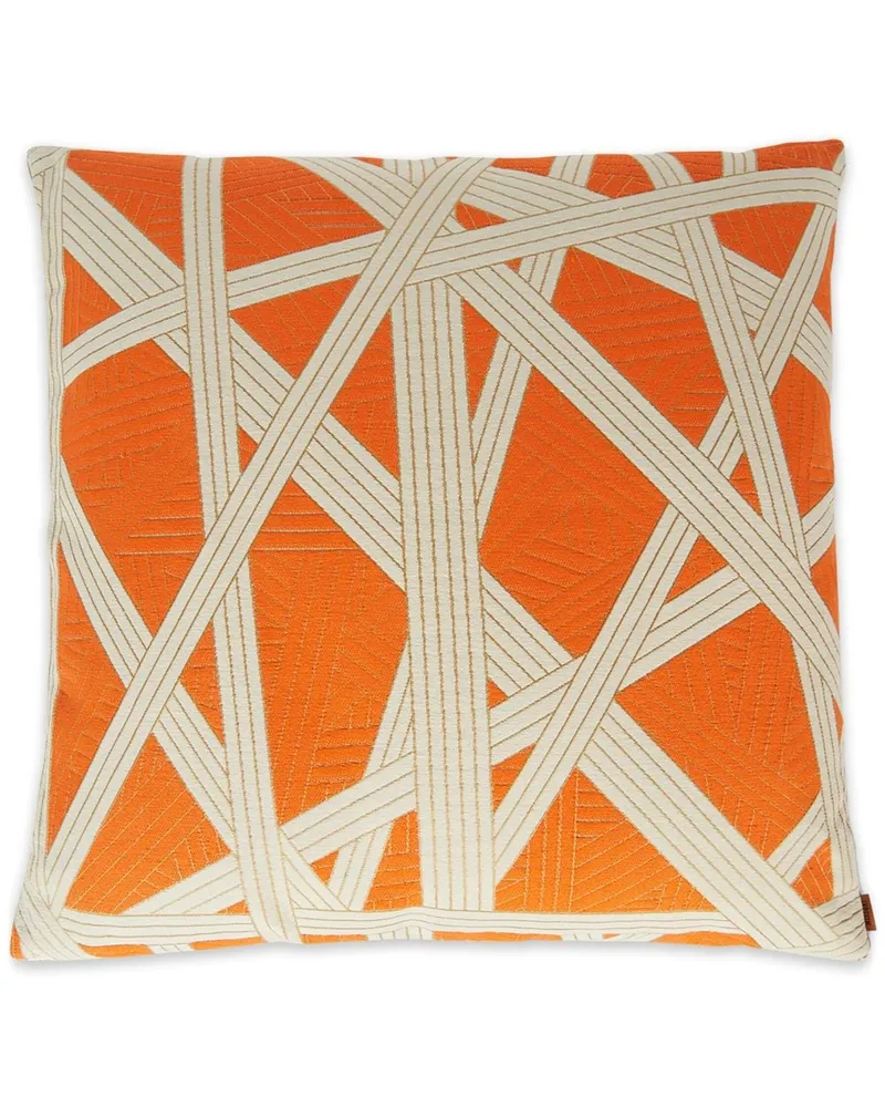 Missoni Home Gestreiftes Nastri Kissen - Orange Orange