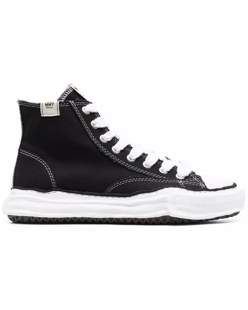 MIHARAYASUHIRO High-Top-Sneakers mit Schnürung - Schwarz Schwarz