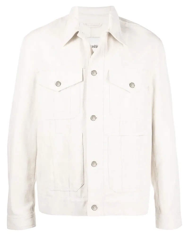 Nanushka Jacke mit Knopfleiste - Nude Nude