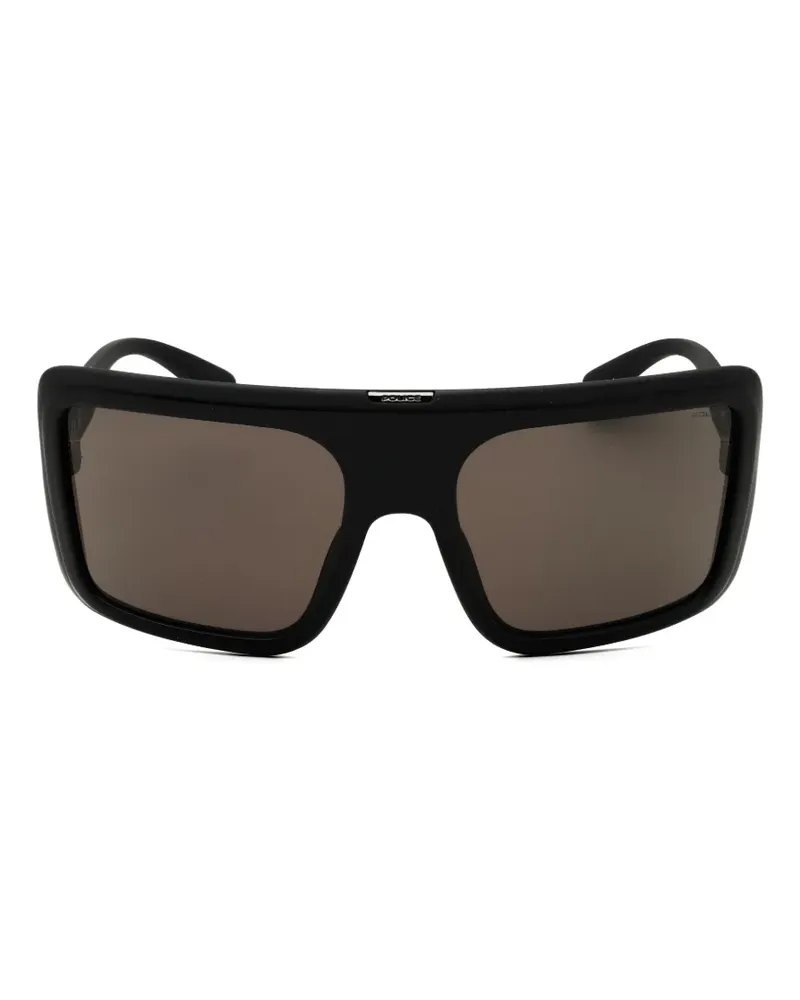 Police oversized sunglasses - Schwarz Schwarz