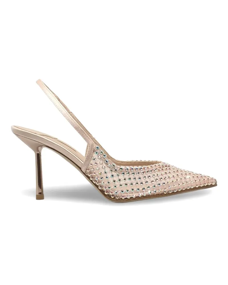 Le Silla Gilda crystal-embellished slingback pumps - Nude Nude