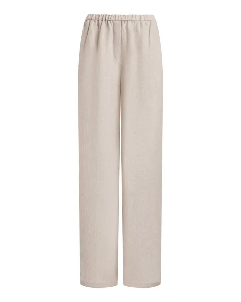 12 STOREEZ Santorini Hose mit Kordelzug - Nude Nude