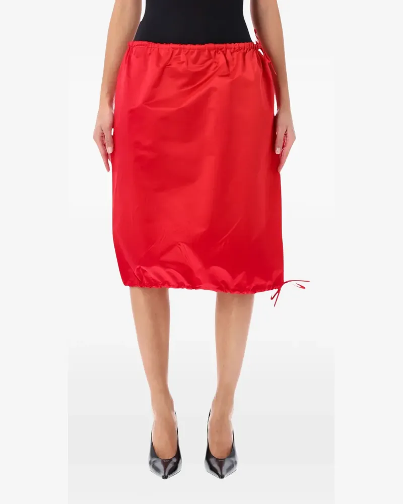 Prada Rock aus Satin - Rot Rot