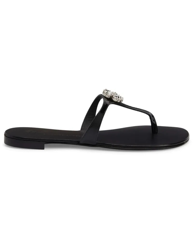 Giuseppe Zanotti Brionne Sandalen mit Kristallen - Schwarz Schwarz