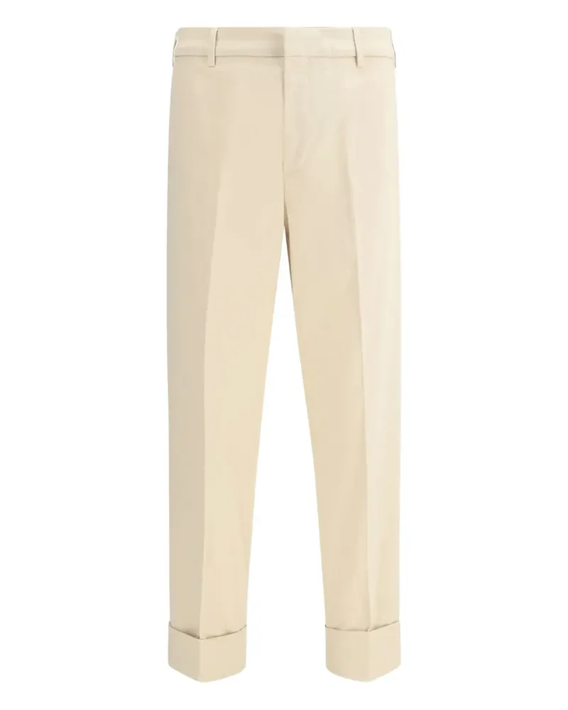 CRUNA belt-loops trousers - Nude Nude