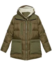 Yves Salomon quilted puffer jacket Grün