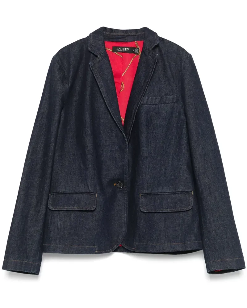 Ralph Lauren Sakko im Jeans-Look - Blau Blau