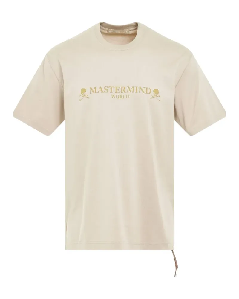 Mastermind Japan T-Shirt mit Totenkopf-Print - Nude Nude